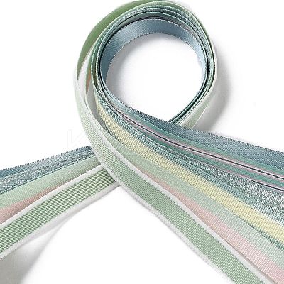 18 Yards 6 Styles Polyester Ribbon SRIB-Q022-F11-1