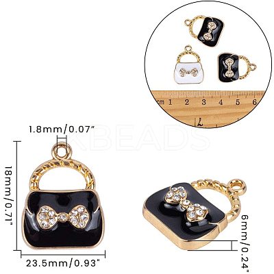 Golden Plated Alloy Pendants ENAM-NB0001-08G-1