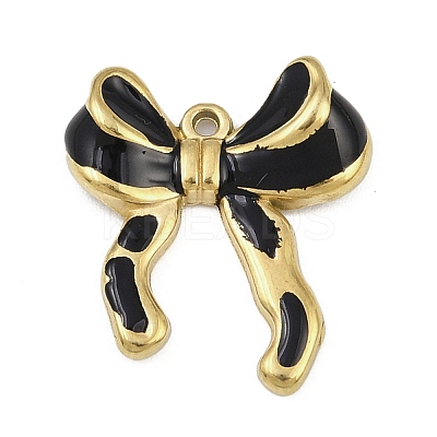 304 Stainless Steel Enamel Pendants STAS-L305-01G-01-1