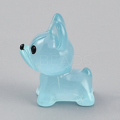 Luminous Resin Dog Display Decorations RESI-CJC0012-30D-1