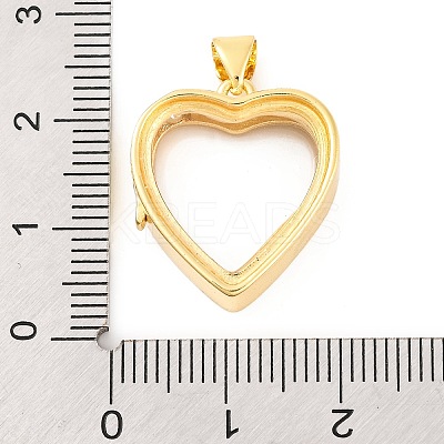 Rack Plating Brass Locket Pendants KK-F874-01G-05-1