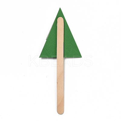 Paper Christmas Trees Cake Insert Card Decoration DIY-H108-30-1