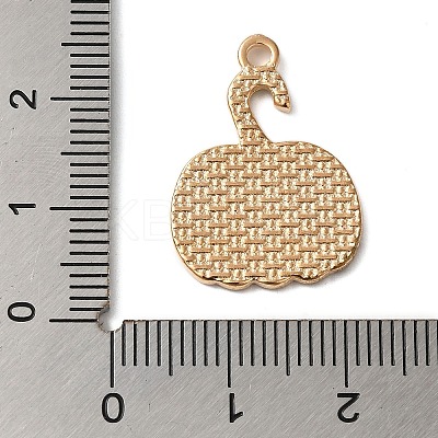 Thanksgiving Day Golden Tone Alloy Enamel Pendants ENAM-M002-02J-G-1