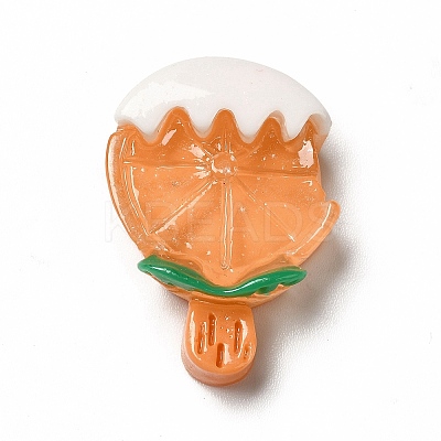 Translucent Resin Imitation Food Decoden Cabochons CRES-A052-01A-1