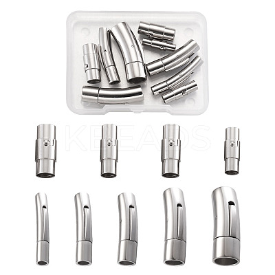 304 Stainless Steel Bayonet Clasps & Magnetic Screw Clasps STAS-YS0001-04P-1