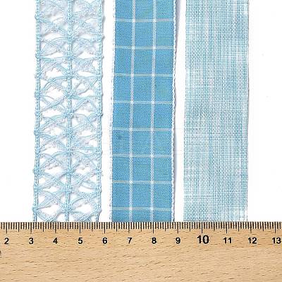 9 Yards 3 Styles Polyester Ribbon SRIB-A014-E11-1