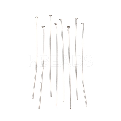 Tarnish Resistant 304 Stainless Steel Flat Head Pins STAS-E023-0.6x40mm-1