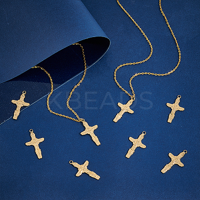 12Pcs Ion Plating(IP) 304 Stainless Steel Pendants STAS-UN0045-07-1