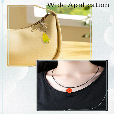 20Pcs 10 Styles Resin & Acrylic Pendants CRES-LP0001-11-1