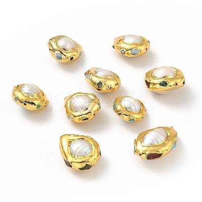 Natural Cultured Freshwater Pearl Beads KK-G409-07G-1