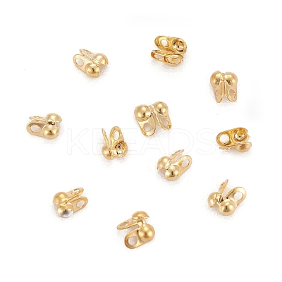 304 Stainless Steel Bead Tips STAS-R063-19-G-1