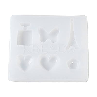 Butterfly & Heart & Bottle DIY Silhouette Silicone Pendant Molds SIMO-H019-04A-1