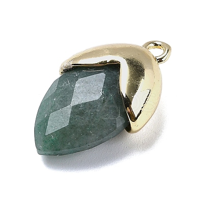 Natural Green Aventurine Pendants G-U019-03A-09-1