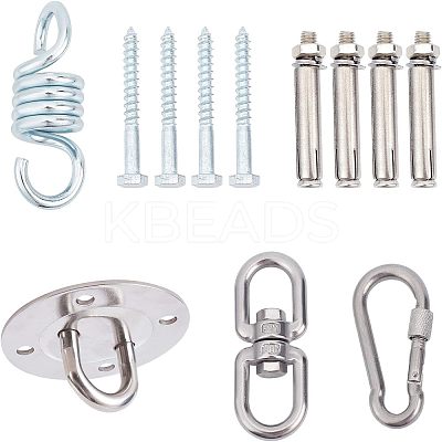 201 Stainless Steel Swing Hook STAS-WH0023-78-1