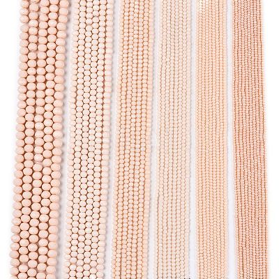 Opaque Solid Color Imitation Jade Glass Beads Strands EGLA-A044-P4mm-D05-1