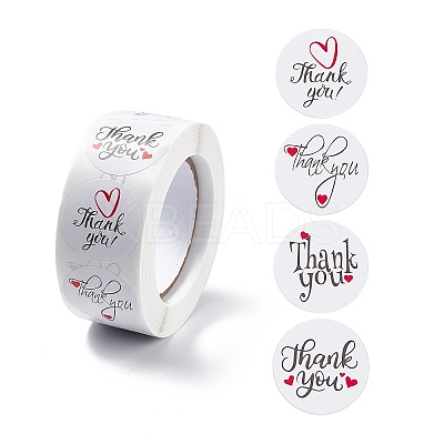 Paper Thank You Gift Sticker Rolls STIC-E001-04-1