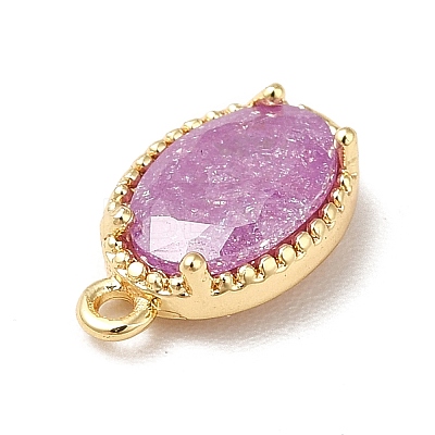 Glass Charms KK-M233-01G-B-1