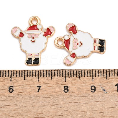 Christmas Theme Alloy Enamel Pendants FIND-I065-02I-KCG-1