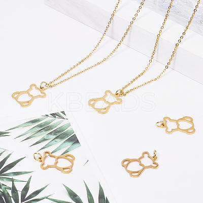 Ion Plating(IP) 304 Stainless Steel Pendants LS-A-STAS-S105-T584-2-1