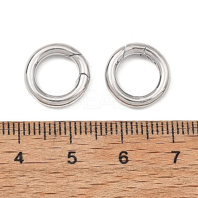 SHEGRACE Brass Spring Gate Rings XGRQ58053-763P-1