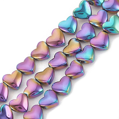 Electroplate Non-magnetic Synthetic Hematite Beads Strands G-T061-101D-1