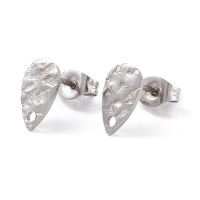 Non-Tarnish 304 Stainless Steel Stud Earring Findings X-STAS-L216-47P-1