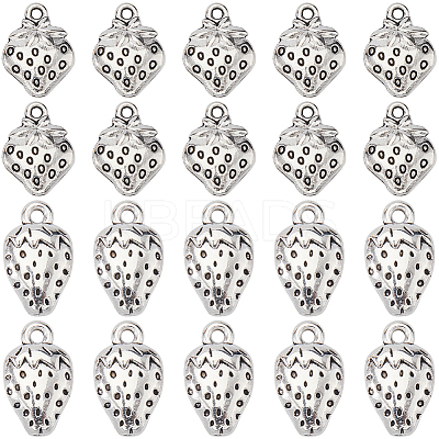 100Pcs 2 Styles Tibetan Style Alloy Pendants FIND-SC0011-86-1