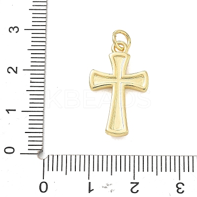 Brass Enamel Pendants KK-CBA3F25-11G-1