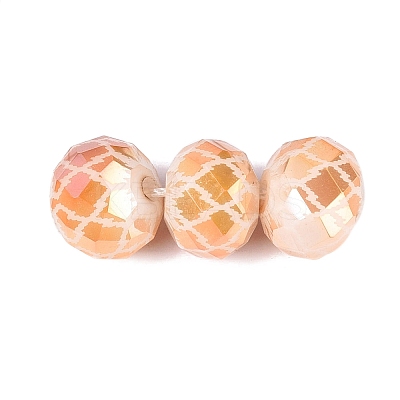 Electroplate Glass Beads EGLA-N026-01A-D01-1