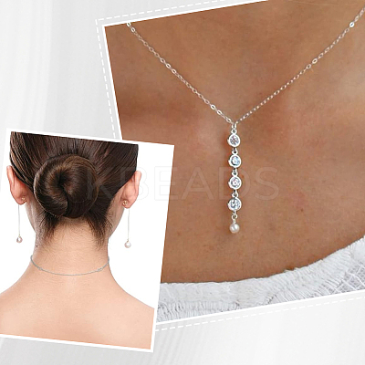 3Pcs Sterling Silver Chain Extender STER-BBC0006-76S-1