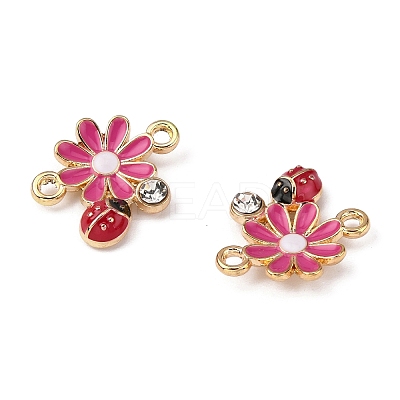 Zinc Alloy Enamel Connector Charms LS-FIND-TAC0009-23KCG-03-1