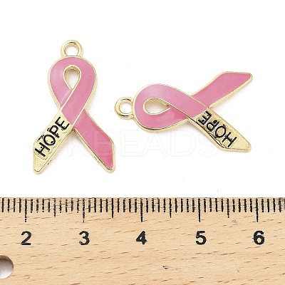 Alloy Enamel Pendants FIND-L021-01G-1