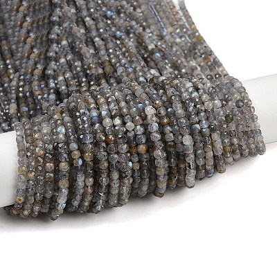 Natural Labradorite Beads Strands G-RM2025-C34-C-1