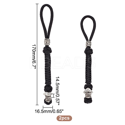 Handmade Nylon Parachute Cord for Men HJEW-WH0043-66AS-02-1