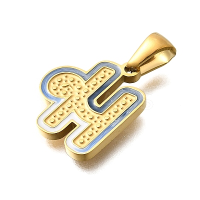 304 Stainless Steel Pendants STAS-K297-01G-H-1
