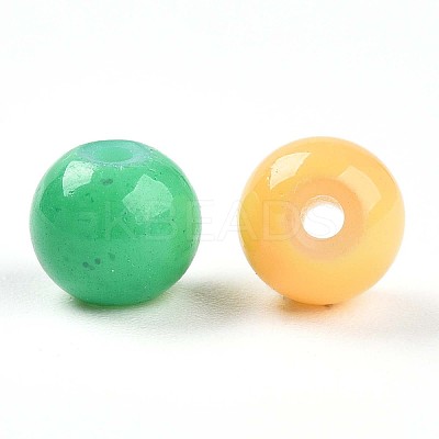 Baking Paint Glass Beads X1-DGLA-Q020-6mm-M01-1