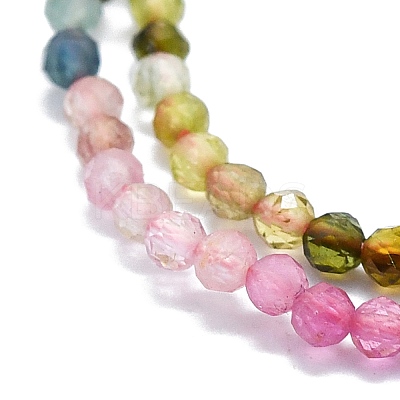 Natural Multicolor Tourmaline Beads Strands G-P457-A01-14F-1