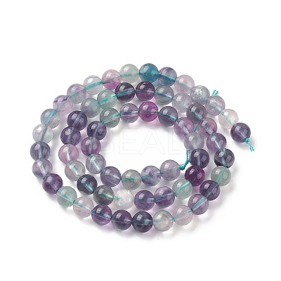 Natural Fluorite Beads Strands X-G-B038-C01-1