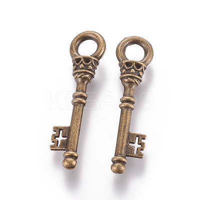 Tibetan Style Alloy Pendants TIBEP-EA10909YKG-AB-FF-1
