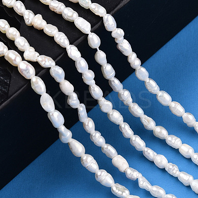 Natural Cultured Freshwater Pearl Beads Strands PEAR-N012-02M-1