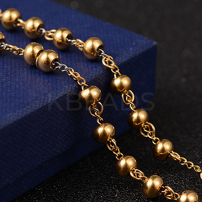201 Stainless Steel Rosary Bead Necklaces LS-NJEW-L427-22G-1