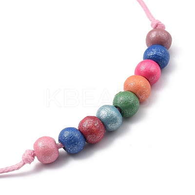 Adjustable Korean Waxed Polyester Cord Bracelets BJEW-JB05482-1