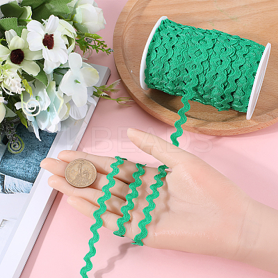 2 trands Polyester Wave Bending Fringe Trim OCOR-GF0003-02F-1