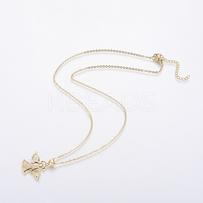304 Stainless Steel Chain Necklaces NJEW-O108-43G-1