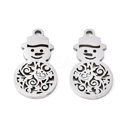 Non-Tarnish 201 Stainless Steel Pendants STAS-Q240-022P-1