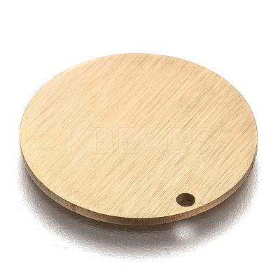 Ion Plating(IP) 304 Stainless Steel Pendants STAS-0133-06E-G-1