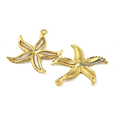 Natural Shell Pendants X-STAS-P341-03G-02-1