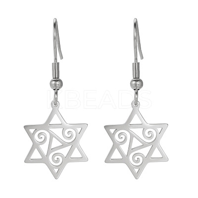 304 Stainless Steel Dangle Earrings FS-WGD23E6-01-1
