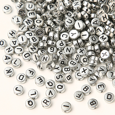 1000Pcs Opaque Acrylic Beads OACR-PA0001-34B-1