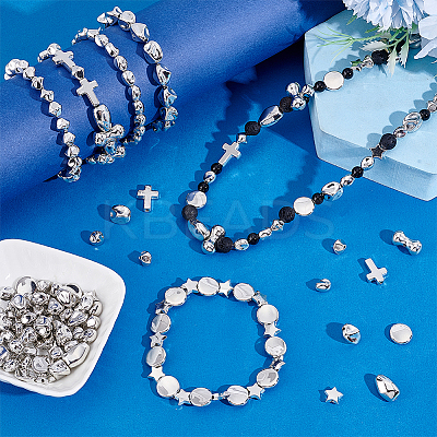 8 Sets 8 Styles CCB Plastic Beads Sets CCB-PH0001-30-1